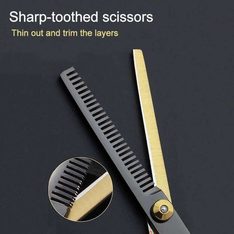New for Hairdresser Barber Thinning Hair Cut Professional Scissors Tell MFJD01 H260303