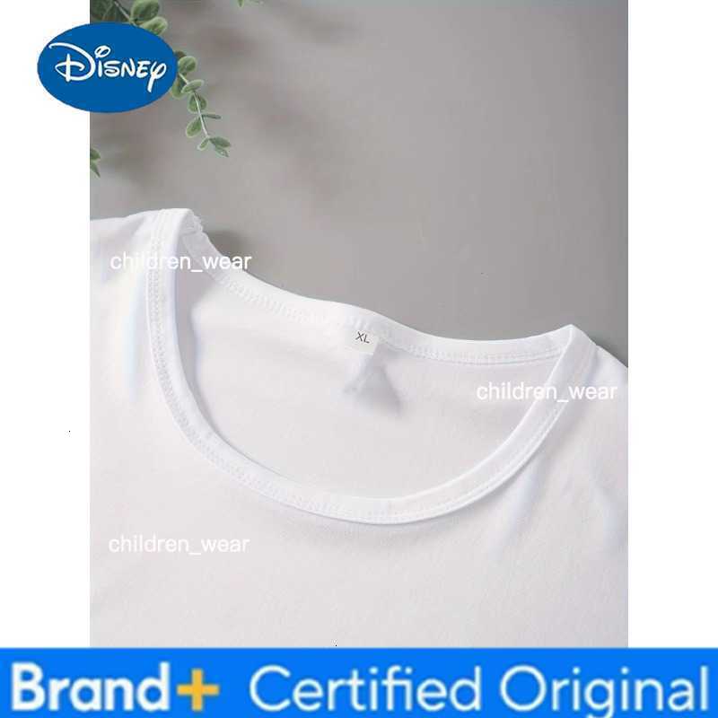 Disney Mickey Mouse Minnie Couple Short Sleeve Summer T-Shirt Family Casual Animation Comfort Short Sleeve Men and Women H260304