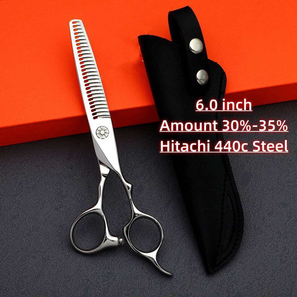 Professional Barber Scissors Set, Hairdressing Scissors, Hair Thinning Shears, Japan 440c Steel, High-end Barbershop Accessories H260303