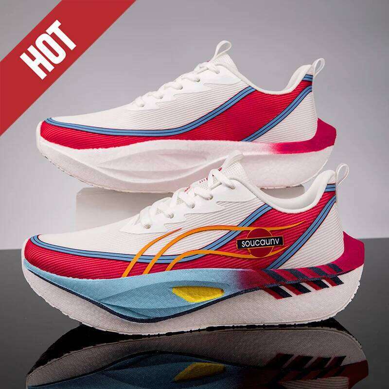 Running Shoes Carbon Board Marathon Men Sports Tenis Breathable Lightweight Women's Comfortable Athletic Nonskid Casual Sneakers 26Y0304