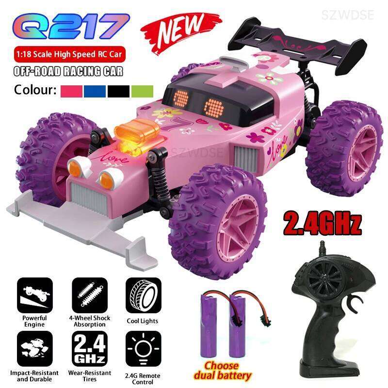 JJRC Q217 High Speed RC Car With LED Lights Sports Off-road 2.4GHz Remote Control Climbing Vehicles Cars Toys for Children's Toy Z260303