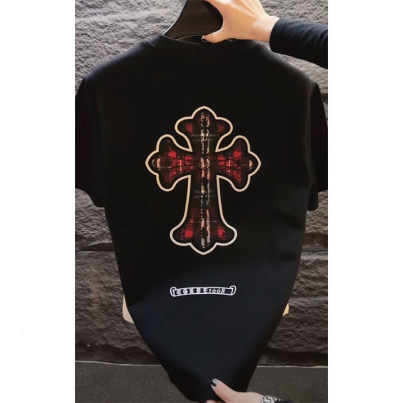 2026 New Designer Luxury Brand Men's Round Neck Breathable Short Sleeved Casual Unique Design Embroidered Cotton Outdoor Sports Men's Short 