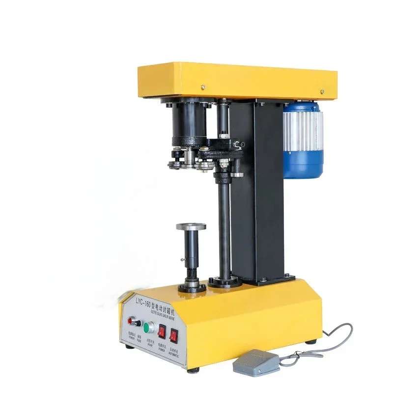 ZONESUN ZS-LYC160 Manual Can Sealing Machine for Food Beverage Beer Tin Packaging Bench Top Equipment