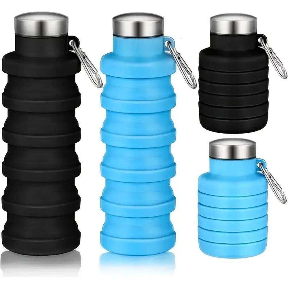 Cup Food - Grade Silicone Collapsible Water Bottle, 500ml Portable Foldable Mug Suitable for Outdoor Sports S260303 0d7