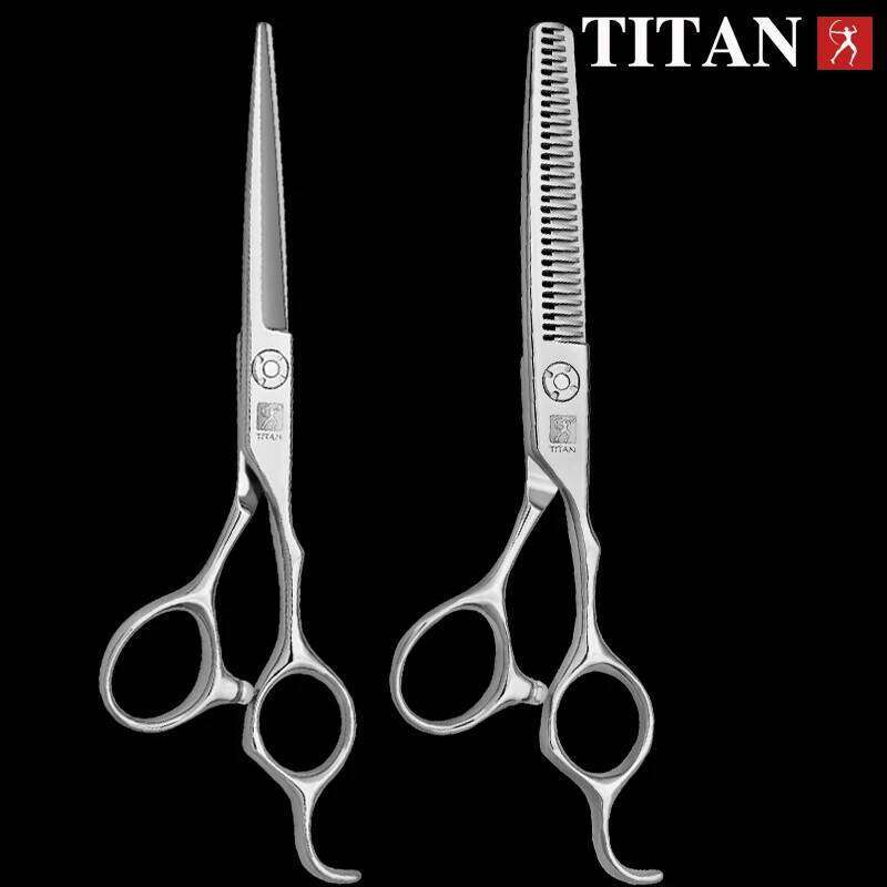 TITAN hair scissors Cutting hairdressing shears barber tool vg10 steel, hand made sharp shear H260303