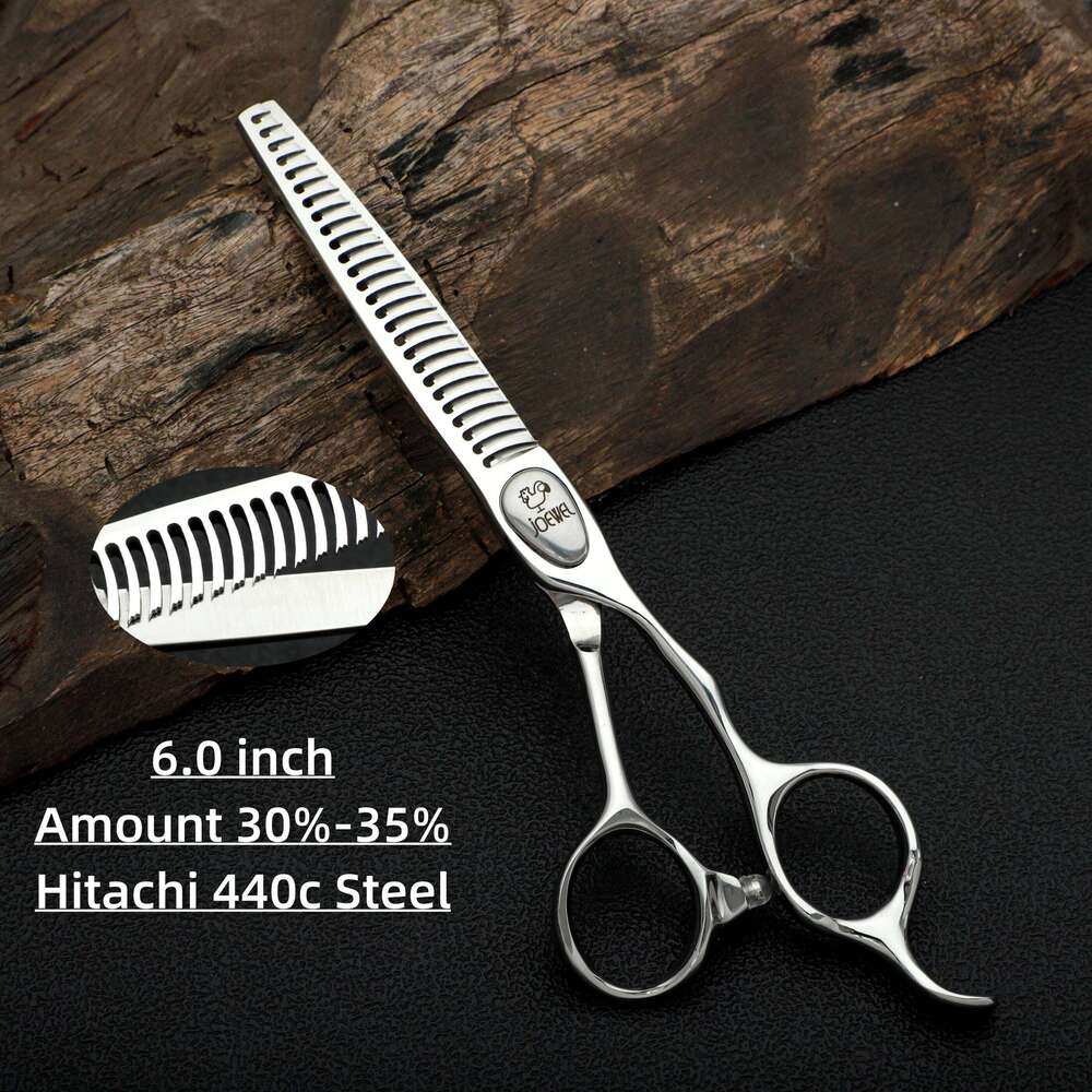 Professional Hairdressing Scissors, Men and Women Thinning Shears, Japan 440C Steel Hair Cutting Machine, Barber Shop Accessories H260303