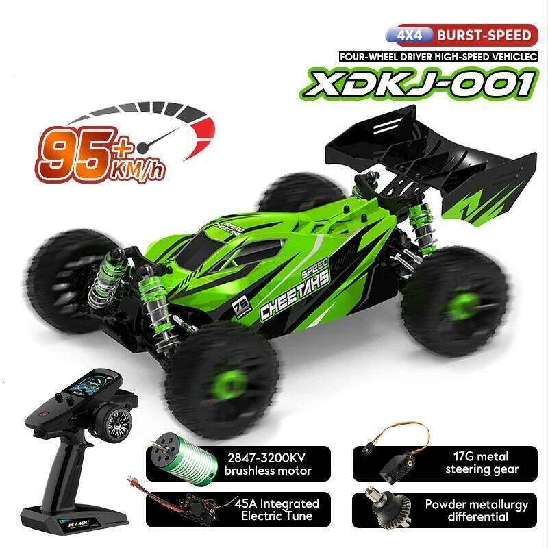 XDKJ-001 95KM/H 4WD 3S Racing Car 1/14 Brushless High Speed Competitive Drift Remote Control RC Cars Toys Z260303