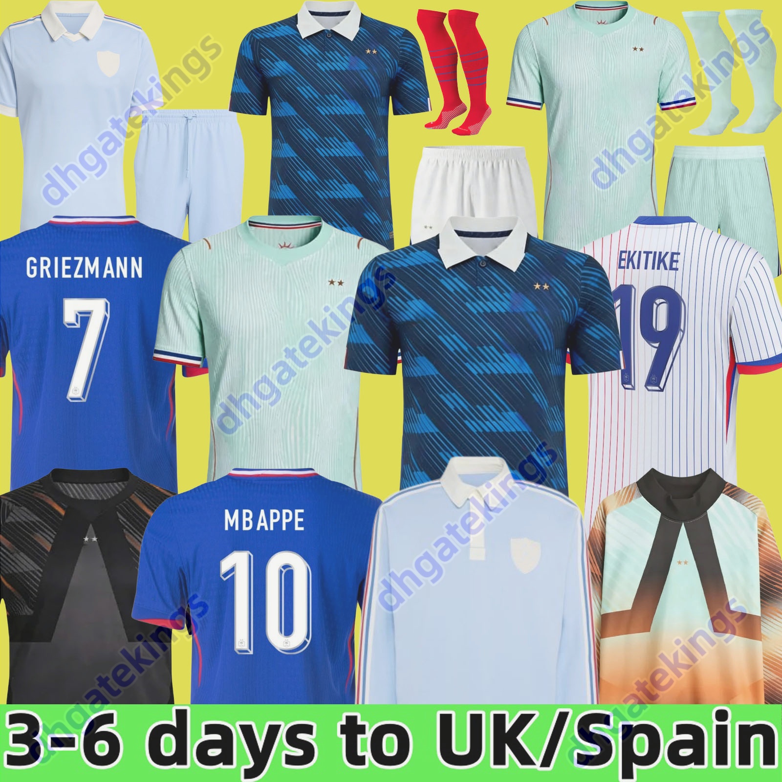 french soccer jersey 25 26 MBAPPE THAUVIN BARCOLA OLISE EKITIKE 2025 2026 KANTE DEMBELE Maillots de football shirt equipement de foot Men kids kit enfants France