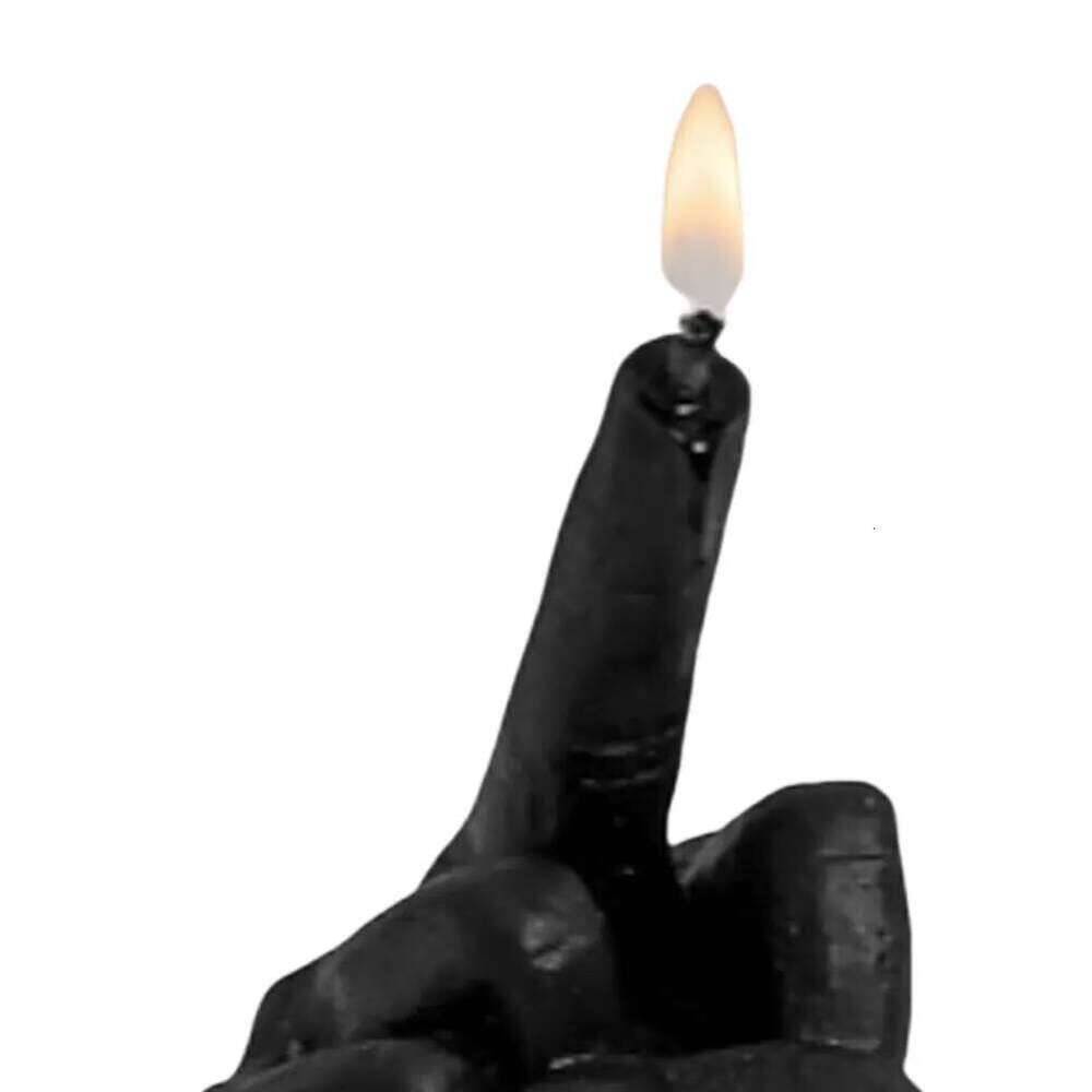 Middle Finger Creative Scented Candle Hand Gesture Candles for Aromatherapy Home Decoration Ornaments W260304
