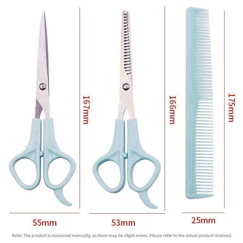 3pcs Household Hairdressing Thinning Shears Cutting Flat Tooth Scissor Comb Set Styling Tools Hair Scissors H260303