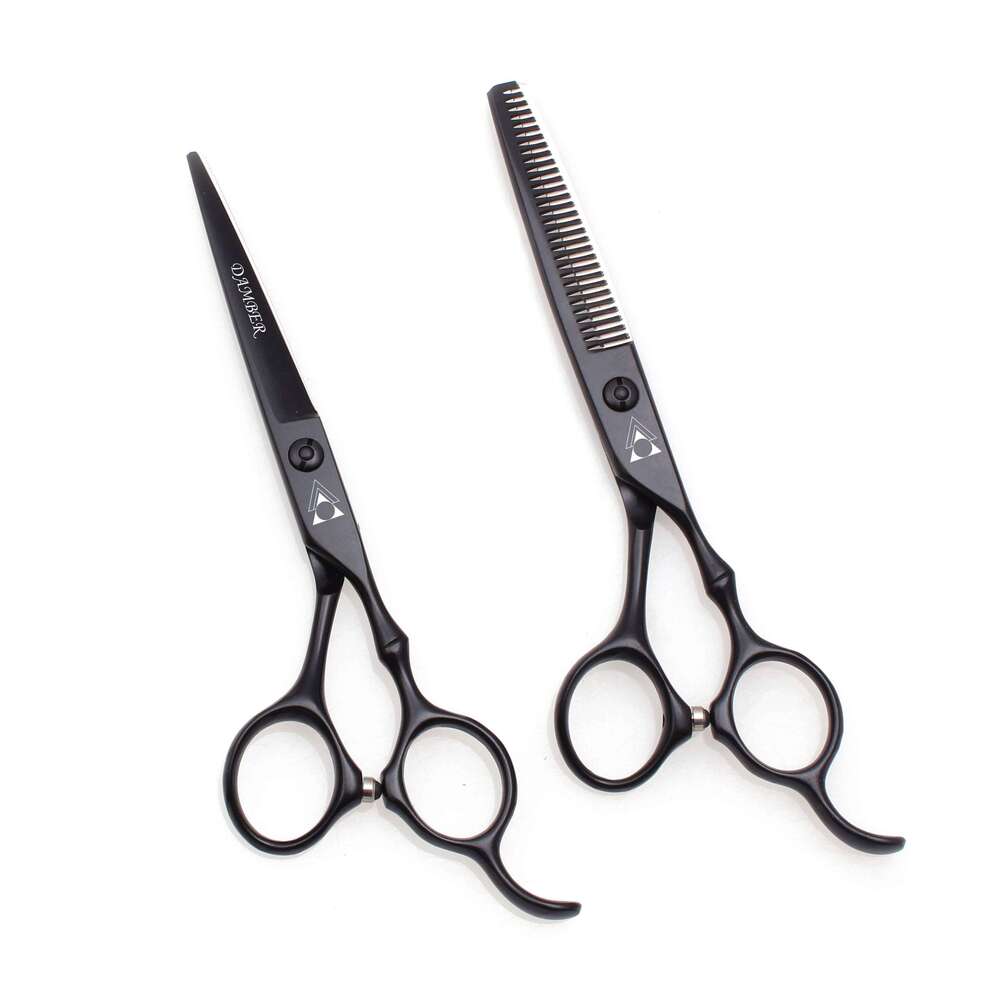 5.5 6 Japanese Steel 440C Hair Professional Hairdressing Scissor High Quality Barber Scissors Thinning Cutting Set 9030 H260303