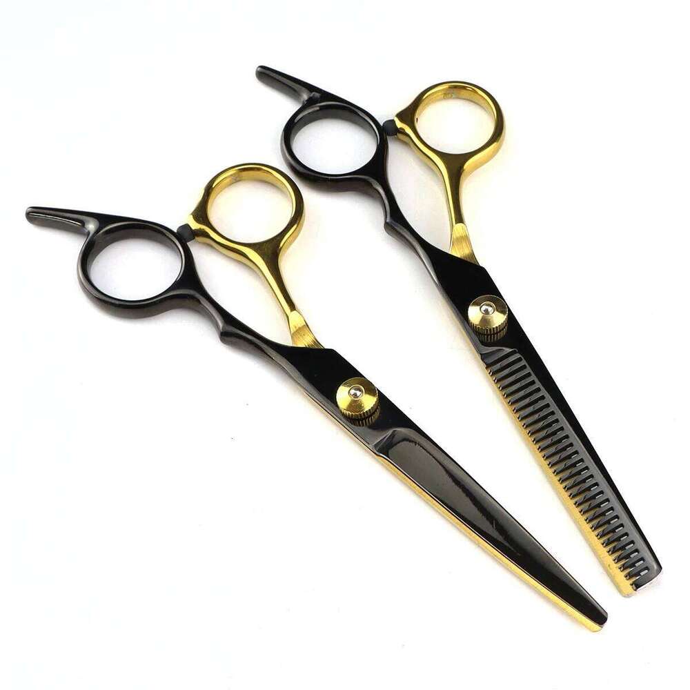 Hairdressing Japan Stainless Colorful Hair Cutting Thinning Shears Barber Scissors Haircut Set Dropshipping H260303