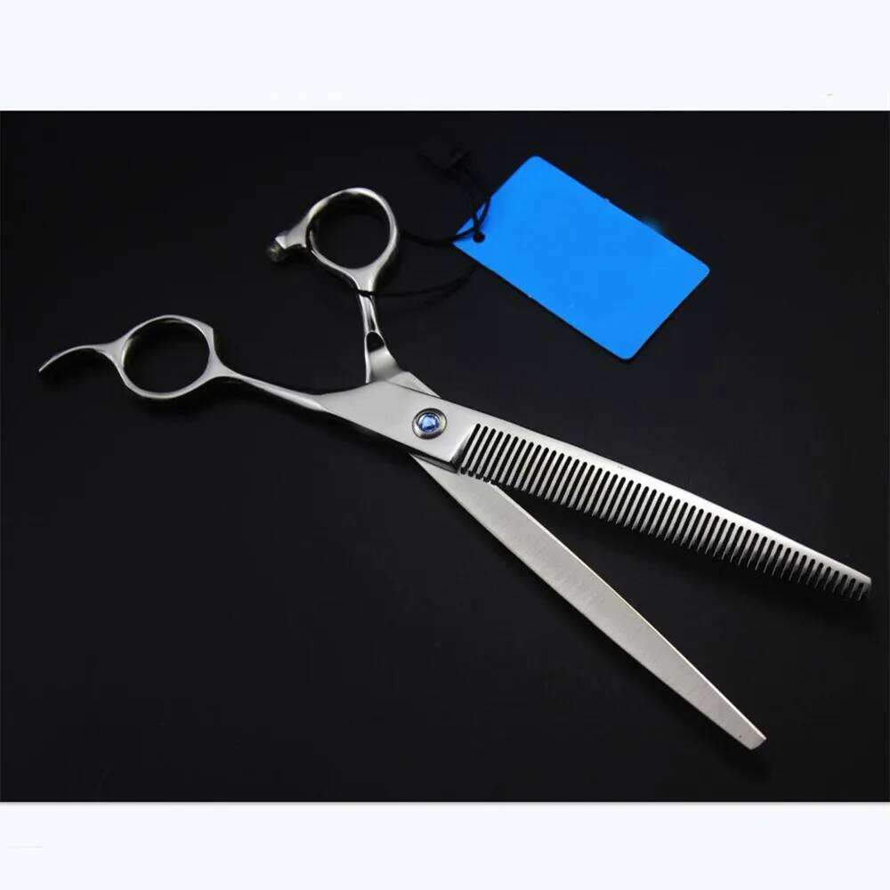 Professional Japan 440c 7.5'' Pet scissors dog grooming scissor shears Thinning Barber hair clipper Hairdressing Scissors H260303