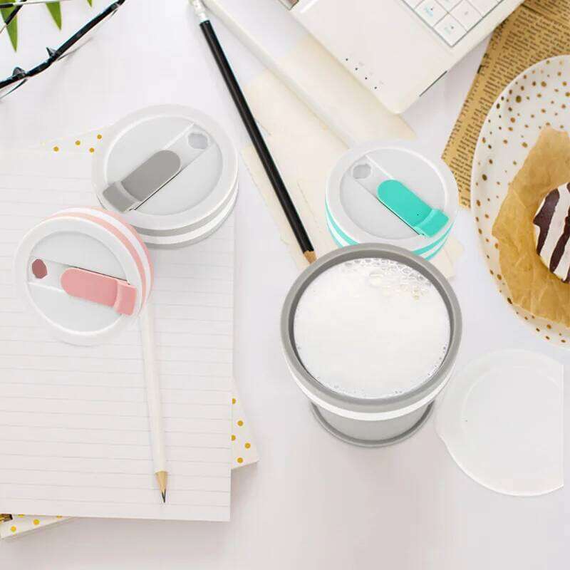 Collapsible Silicone Coffee Mugs, Travel Cup, Folding Water BPA Free, Food Grade, Drinking Ware Mug, Tea Cups, 350ml S260303 e8d