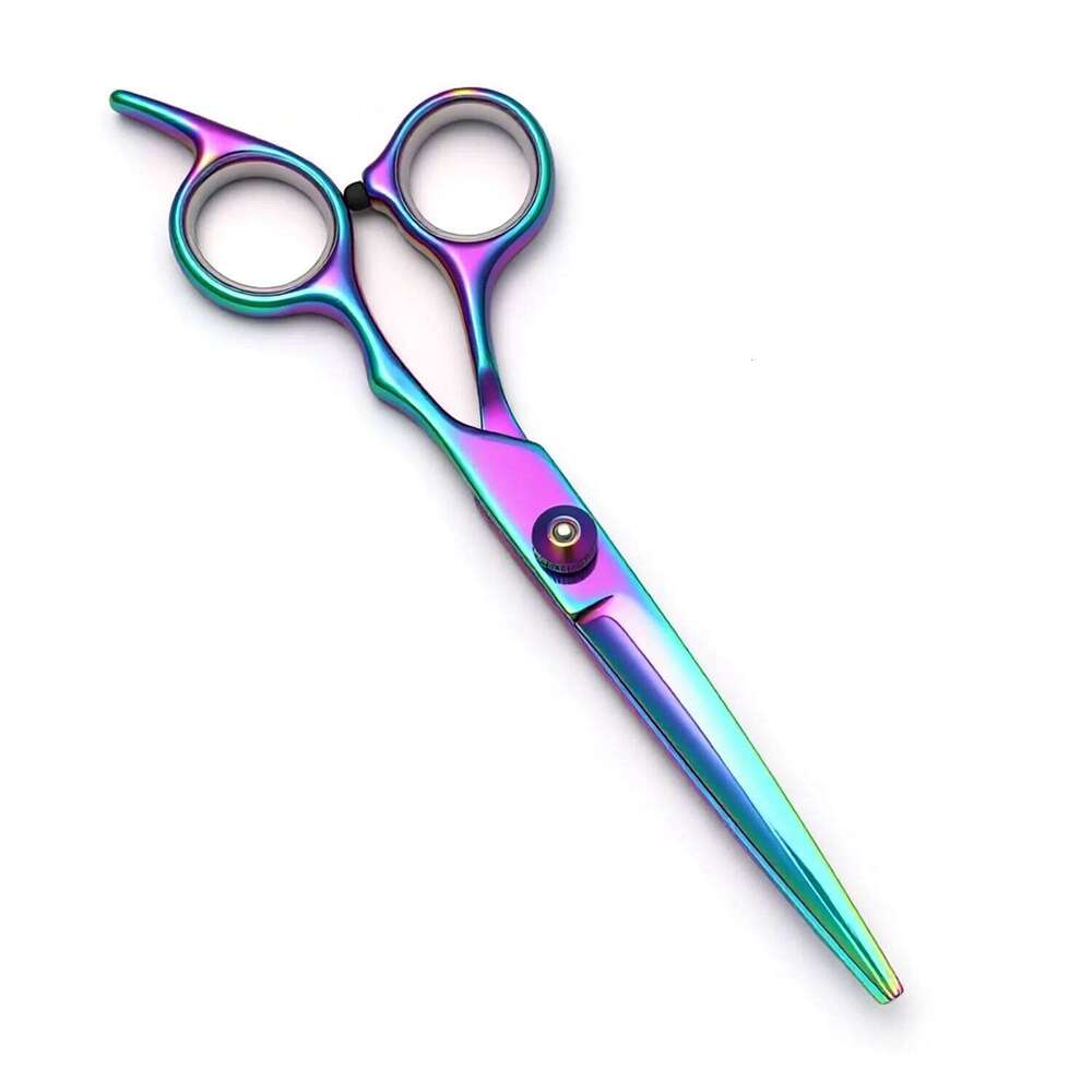 6" Professional Hair Styling Kit Includes Straight Curved Thinning Shears and Comb Stainless Steel Construction for Salon Home H260303