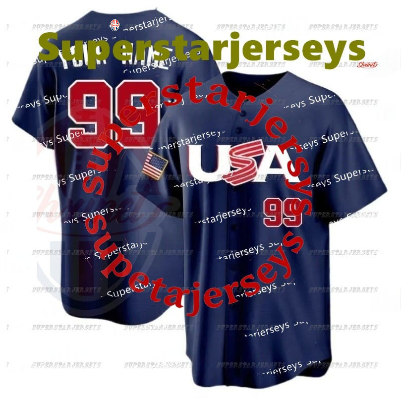 Aaron Judge Team USA 2026 World Baseball Classic Jerseys Paul Skenes Pete Crow-Armstrong Tarik Skubal WBC Cal Raleigh Harper United States