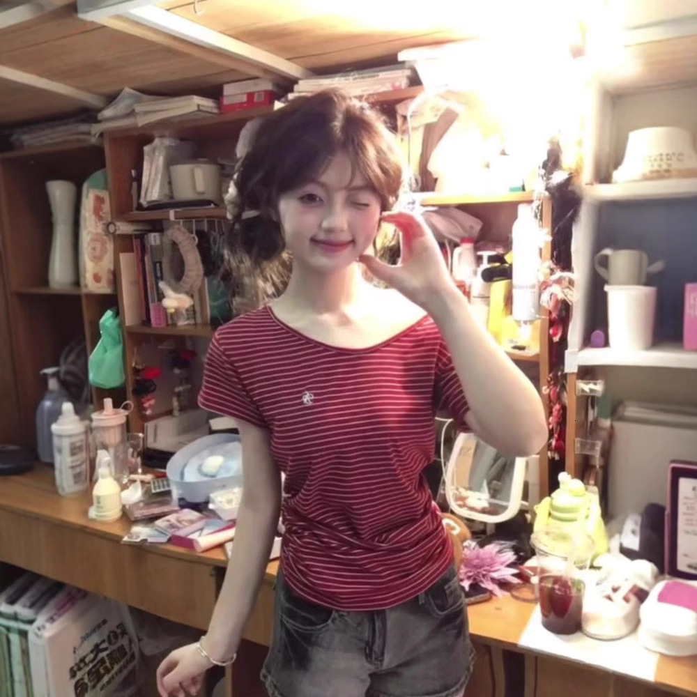 Streetwear Casual T Shirts Punk Vintage 90s Clothes Women Letter Short Sleeve Korean Fashion Femme Gothic Y2k Clothing 250610