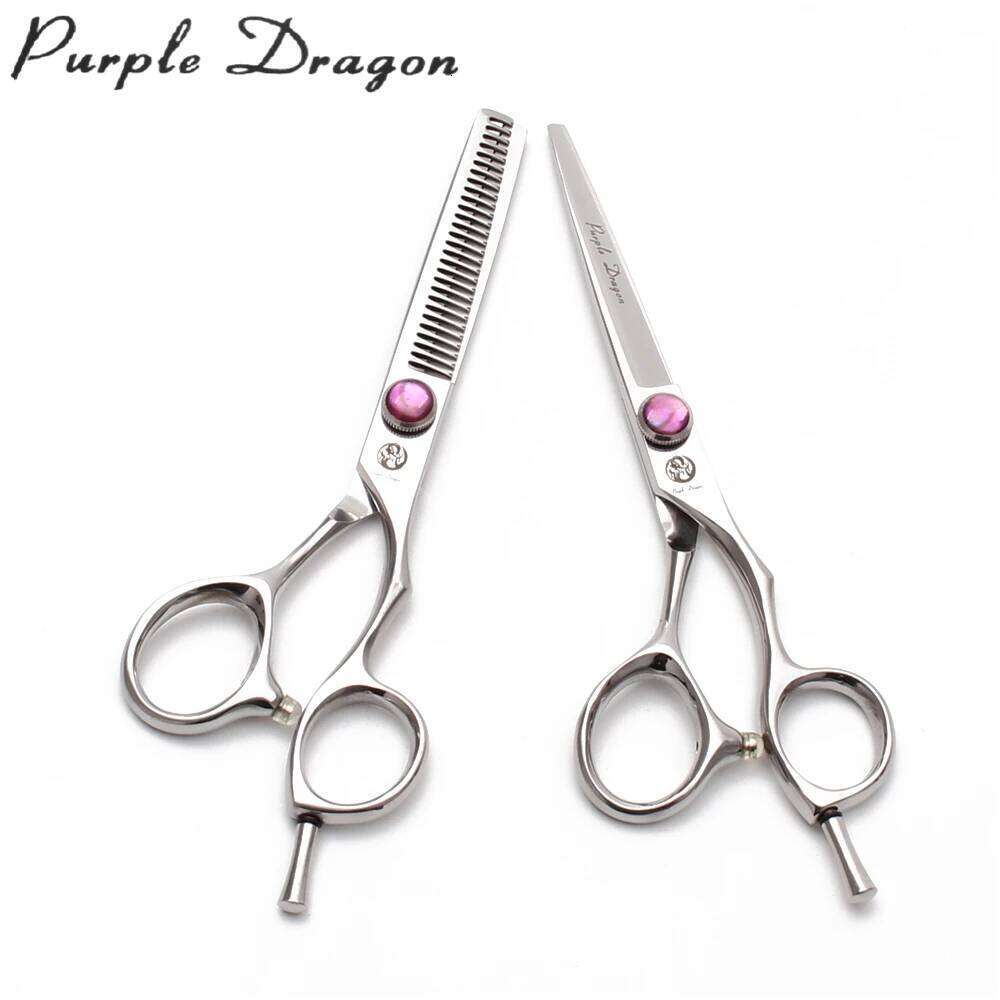 5.0" 5.5" 6" JP 440C Purple Dragon Professional Hairdressing Cutting Shears Thinning Salon Hair Scissors Z9014 H260303