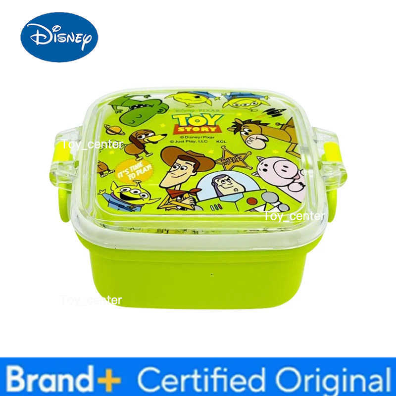 Disney Mickey Mouse Mini Bento Box Cartoon Toy Story Outdoor Picnic Fruit Snack Box Single Layer Portable Storage Student Baby H260304
