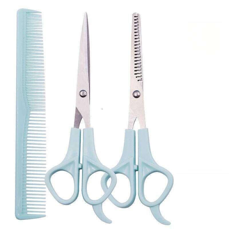 3pcs Household Hairdressing Thinning Shears Cutting Flat Tooth Scissor Comb Set Styling Tools Hair Scissors H260303