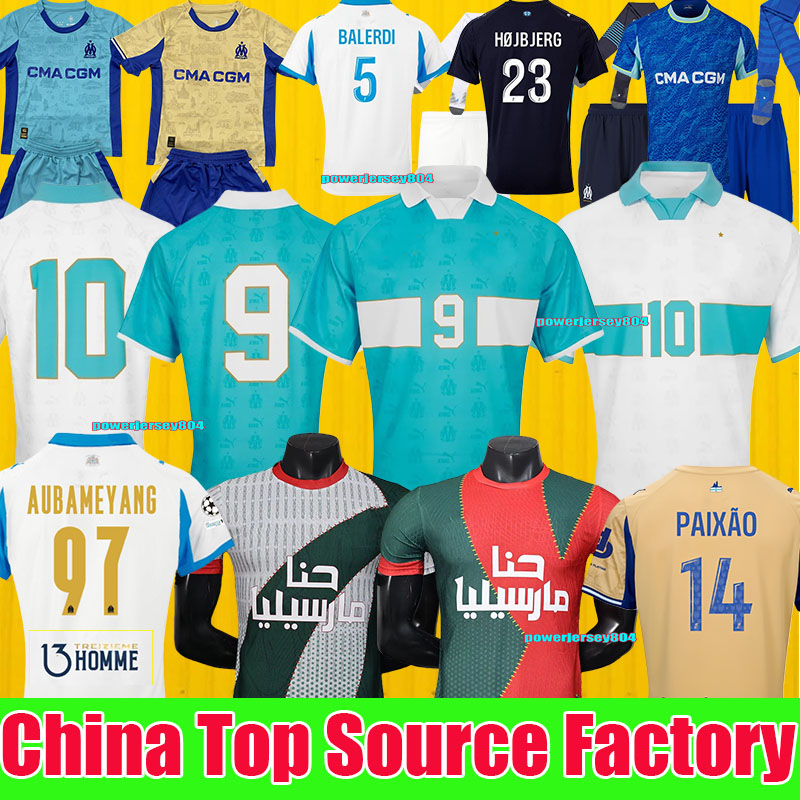 Marseille soccer jersey 25 26 OM football Marseille jersey 25 26 kit shirt maillot de foot GREENWOOD 4th fourth PAVARD MEDINA PAIxao MAUPAY OUNAHI 2025 Kids hommes