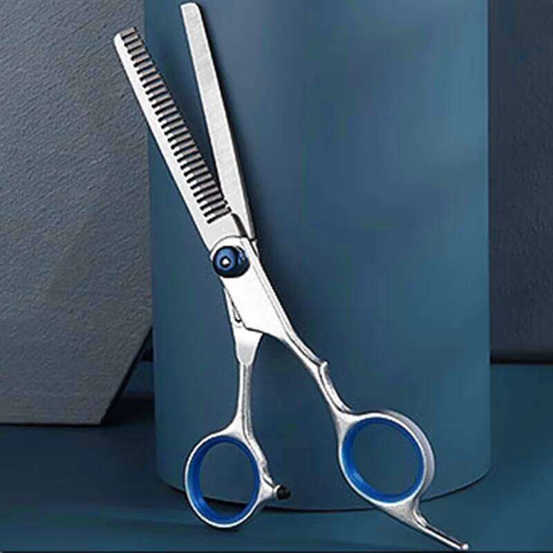 6-inch Hairdressing Steel Scissors Low-end Split Flat Bangs Curved Cut Salon Barber Styling Accessories H260303