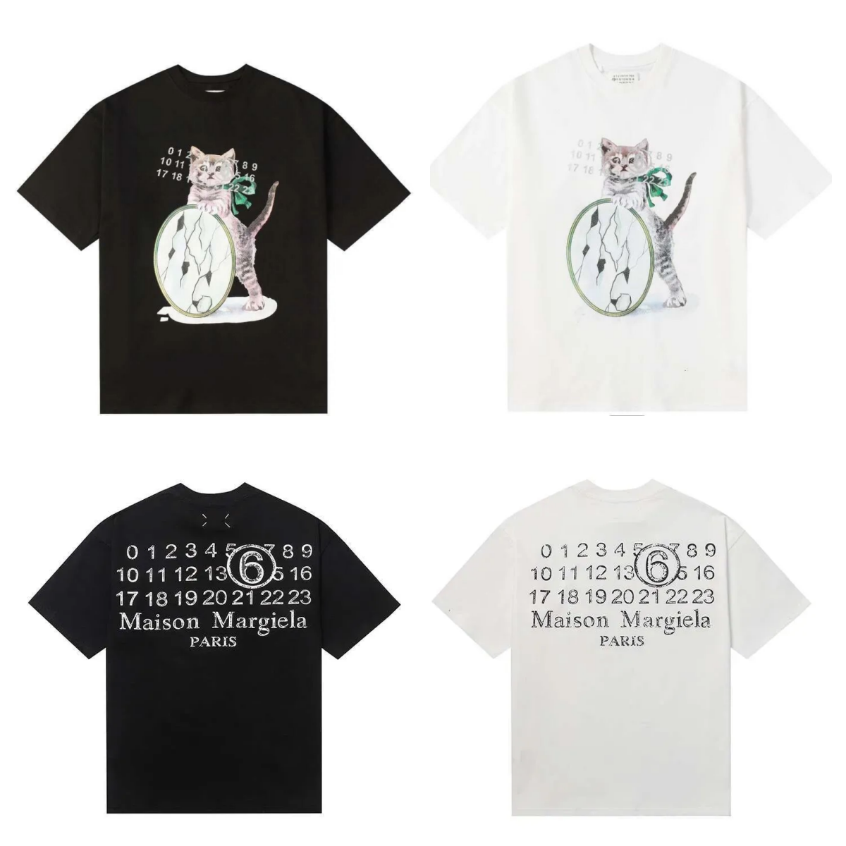 Masion T-Shirts Designer Mens T shirts short sleeve summer casual tshirts Tees shorts women men Letters oversized Designer Mens Digital Pattern Round Neck Trendy Top