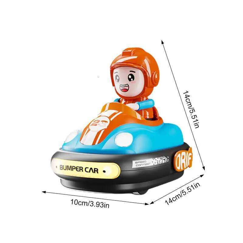 New Small RC Battle Bumper Car Doll Crash Bounce Ejection Light Children's Remote Control Toys Gift for Christmas Birthday Z260303