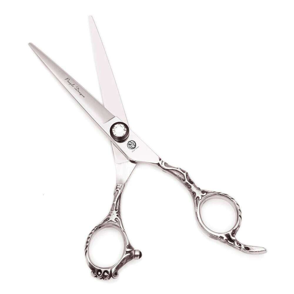 Professional Hairdressing Scissors Purple Dragon 6" Japan 440C Hair Cutting Set Thinning Salon Beauty Shears Z9008 H260303