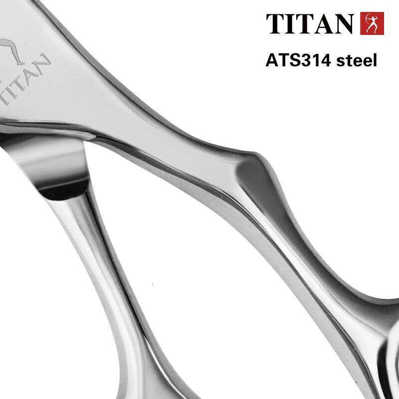 TITAN Hair Cutting Hairdressing Professional Barber Scissors Salon Tool ATS314 Steel H260303