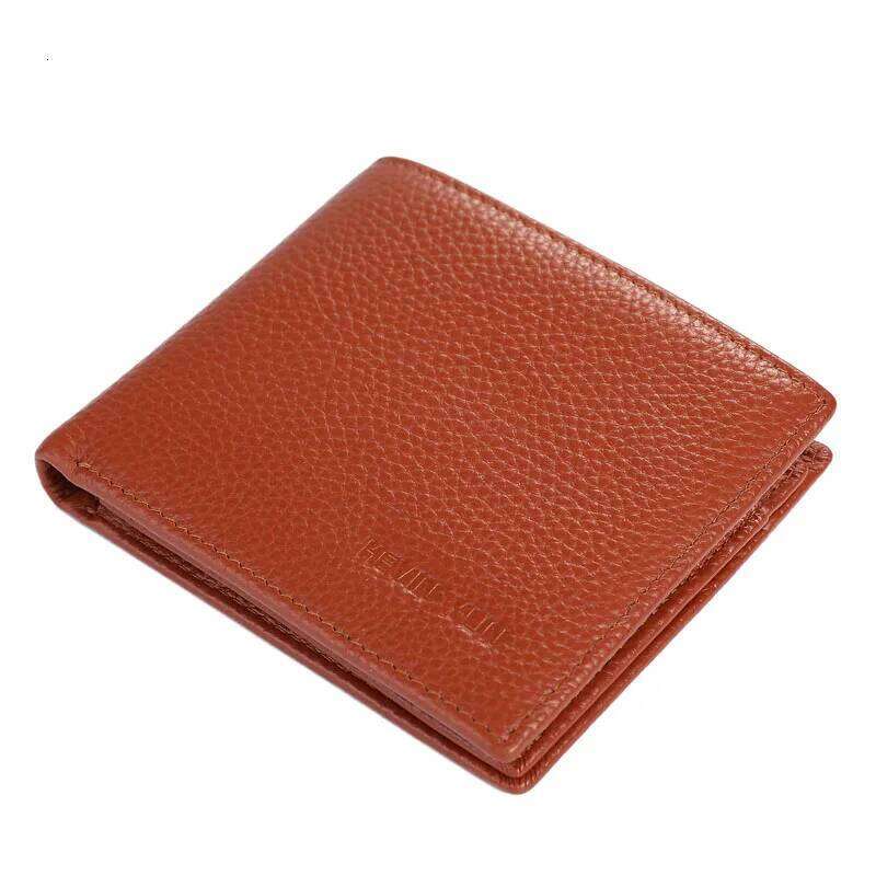 Fashion men wallets genuine leather short design male bifold wallet ID credit card holder purse C260304