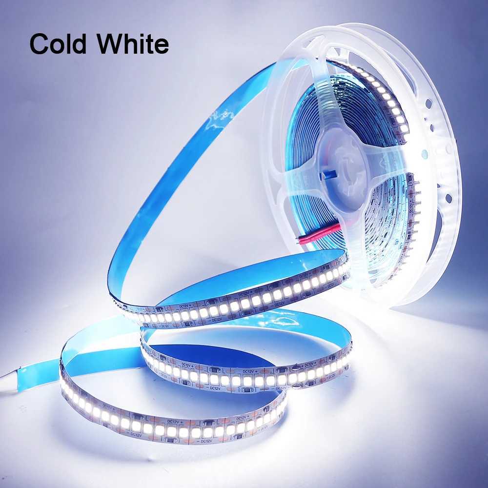 5V 12V 24V 2835 Led Strip 5m 300/600/2400 Pixels Led Tape SMD 3528 Fiexible Light Bar Strips Under Cabinet Lighting Backlight H260304