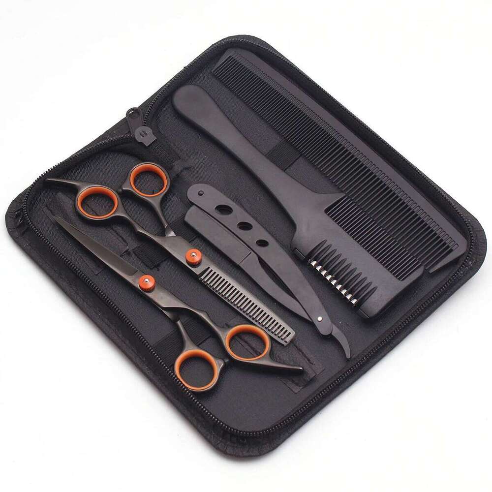 6" JP Stainless Hairdressing Barber Shop Hair Cutting Scissors Thinning Shears Haircut Set Dropshipping H260303