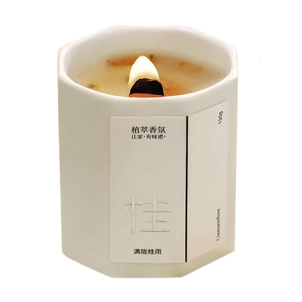 Osmanthus Scented Candle Bedroom Home Room Long-lasting Fragrance Niche High-end Gift for Women Essential Oil Aromatherapy W260304