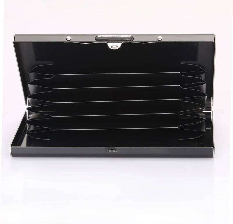 Hot Credit Case Men Women Business Multifunction Slim Wallet Stainless Steel Card Holder 6 8 10 Cards C260304