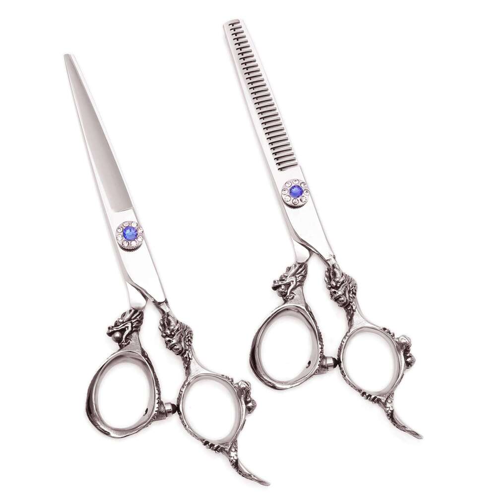 Professional Barber Japan Stainless 5.5 inch Gold Shears Haircut For Beauty Hair Thinning Scissors C9004 H260303