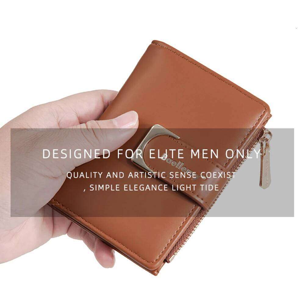 1Pcs/Baellerry Simple Compact Zipper Purse for Women, Can Hold Cards Coins, and Stylish Women's Bag, Multi-Card Slot Coin Pouch, Portable Multi-F