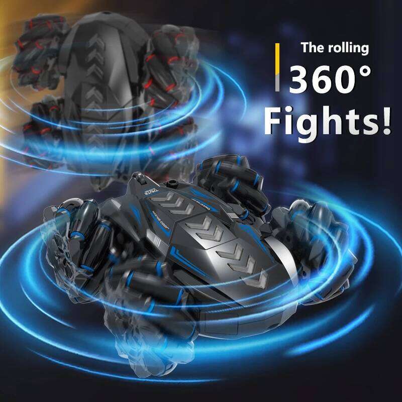 4-7-year-old boy's long endurance 2.4GHz 8-12-year-old child's remote control stunt car, 360 rotating doub Z260303