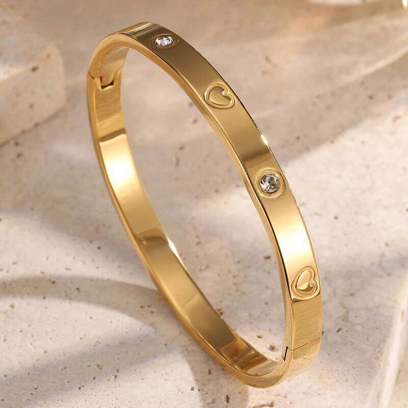 Yupsk 3Pcs Zircon Inlay Stacked Bracelets Suitable For Women Fashionable Party Jewelry Accessory Gift Set To Wear XJ260303