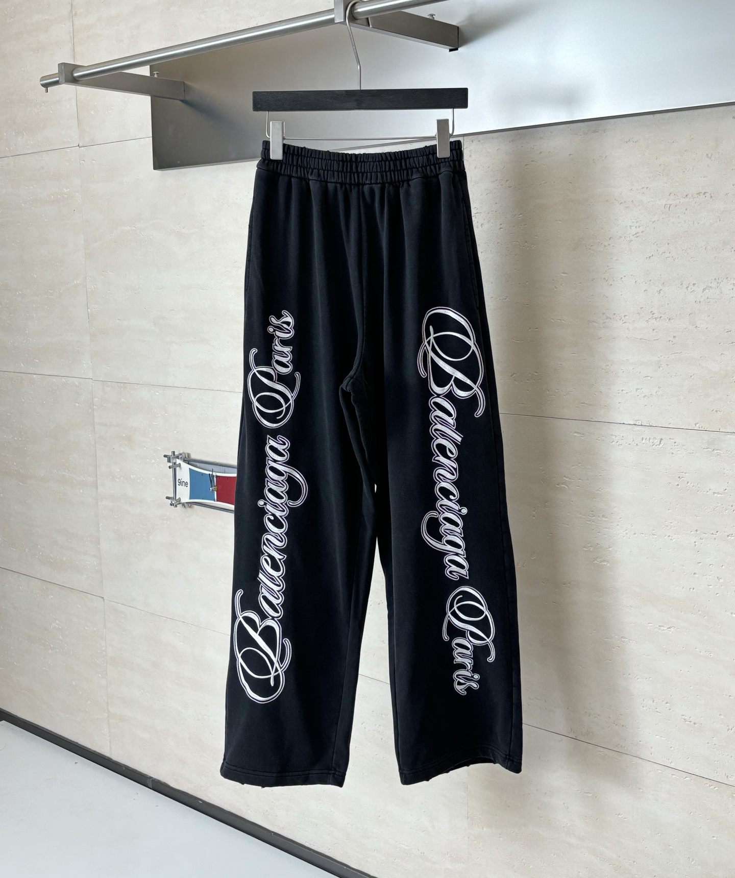 Men's Plus Size Pants Round neck embroidered and printed polar style summer wear with street pure cotton 33g