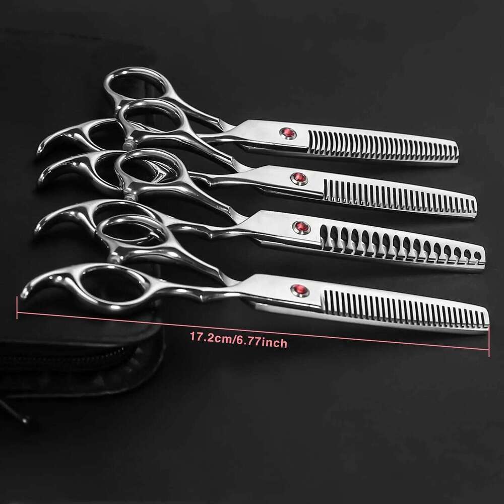 4type Professional Haircut Scissors Hair Thinning Shears, Sharp And Durable Barber Hairdressing Tools Chunker H260303