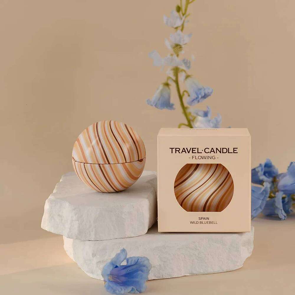 Spherical Scented Candles in Curved Cans, Smokeless Soy Wax, Wedding Favors, Photo Props, Home Atmosphere Decoration W260304