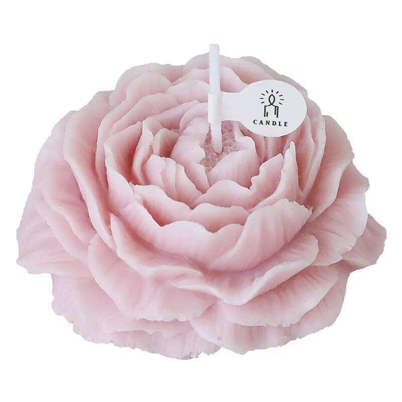Peony Modeling Gift Decoration Mother's Day Birthday Flower Scented Candle W260304
