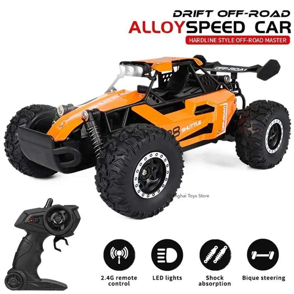 2025 NEW 1:16/1:20 2.4G Model RC Car With LED Light 2WD Off-road Remote Control Climbing Vehicle Outdoor Cars Toy Gifts for Kids Z260303