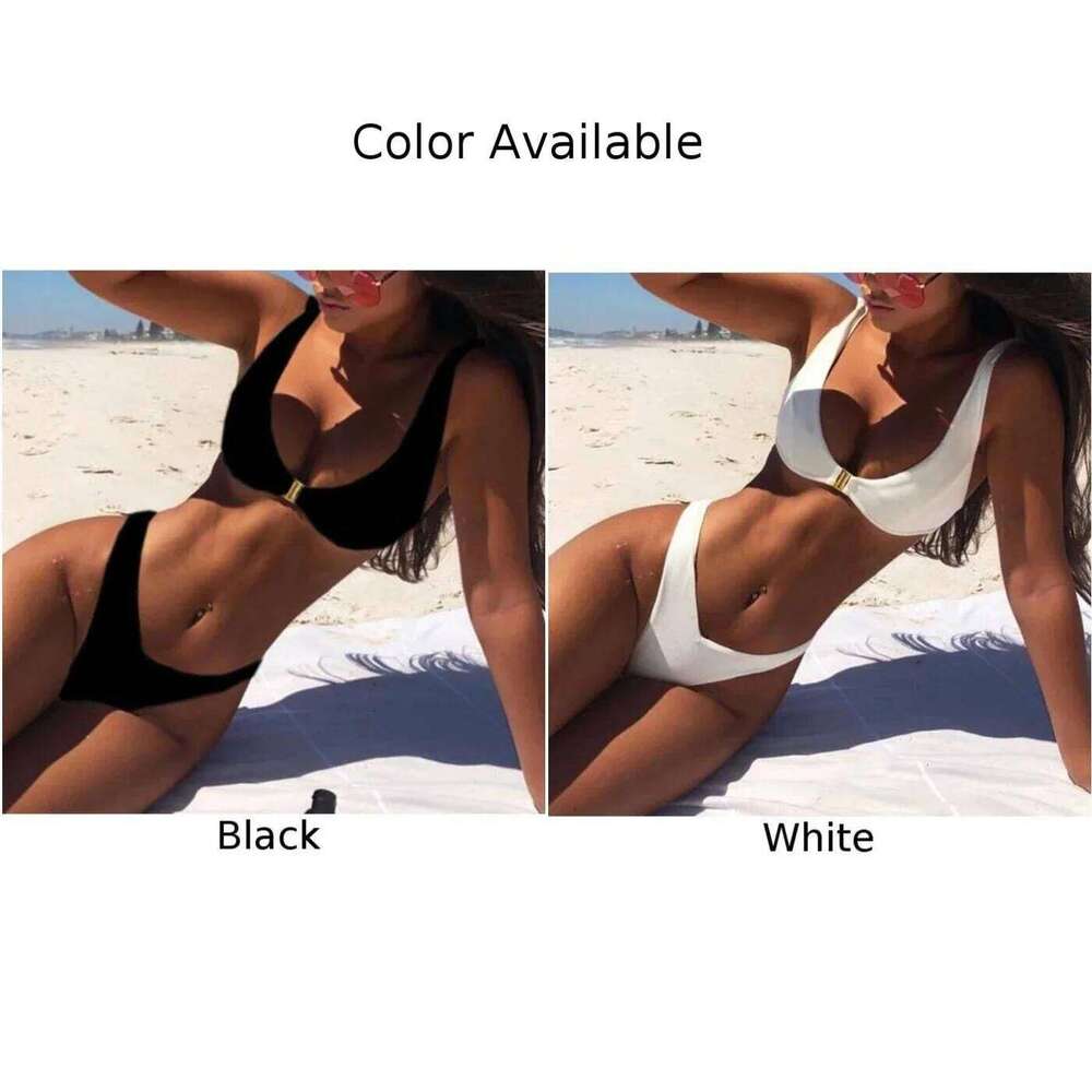 Vacation Club Holiday Bikini Set Swimwear Bathing Suits Slight Strech Swimsuit Sexy Swimming Two Piece Womens Female Stylish Y260303