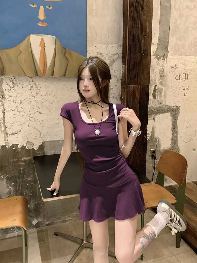 Women Slim Temperament BlaCK Mini Dress Sexy Summer Knit Waist Skirt Spice girls Dresses Bodycon Dress M260304