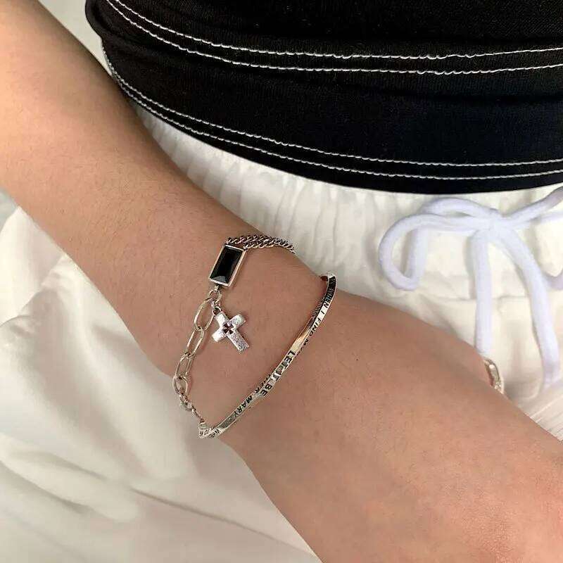 VENTFILLE 925 Sterling Silver Vintage Engraved Twisted Cuff Bracelet For Women Gift Jewelry Accessories Dropshipping Wholesale XJ260303