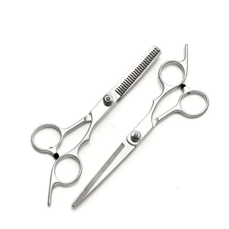 1/7pcs Professional Barber Scissors Set - Stainless Steel Salon Hairdressing Tools, Hair Cutting/Thinning Kit for Hairdressers H260303