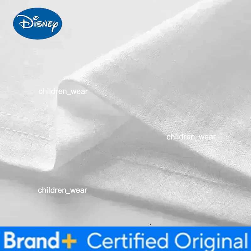 Disney Summer 2026 Cute Mickey Mouse Printed Pure Cotton T-shirt Fashionable Short Casual Sleeve Shirt Unisply-style H260304