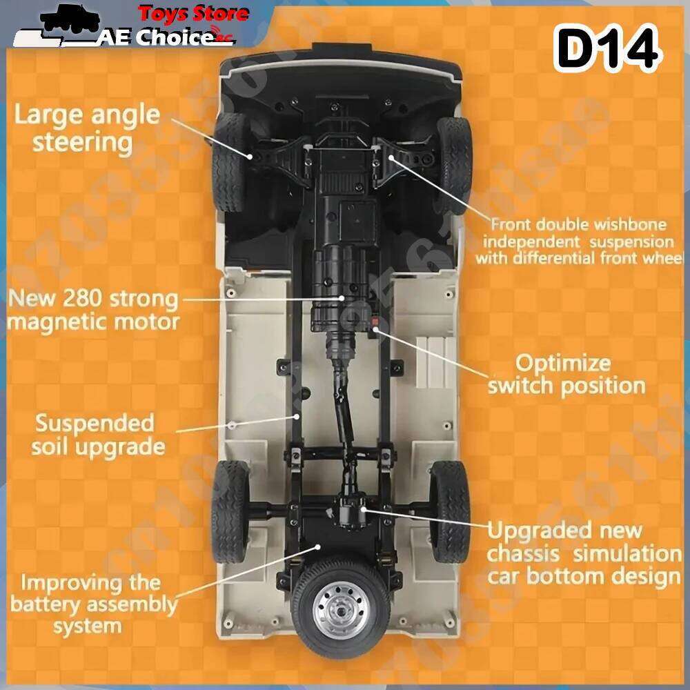 WPL D14 Rc D12 1/10 Full Scale Suzuki Minivan Drift Remote Control Toy D12Mini Electric Car 1/16 Toys for Children Gift Z260303